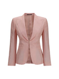 Gucci Silk Faille Blazer — Pink