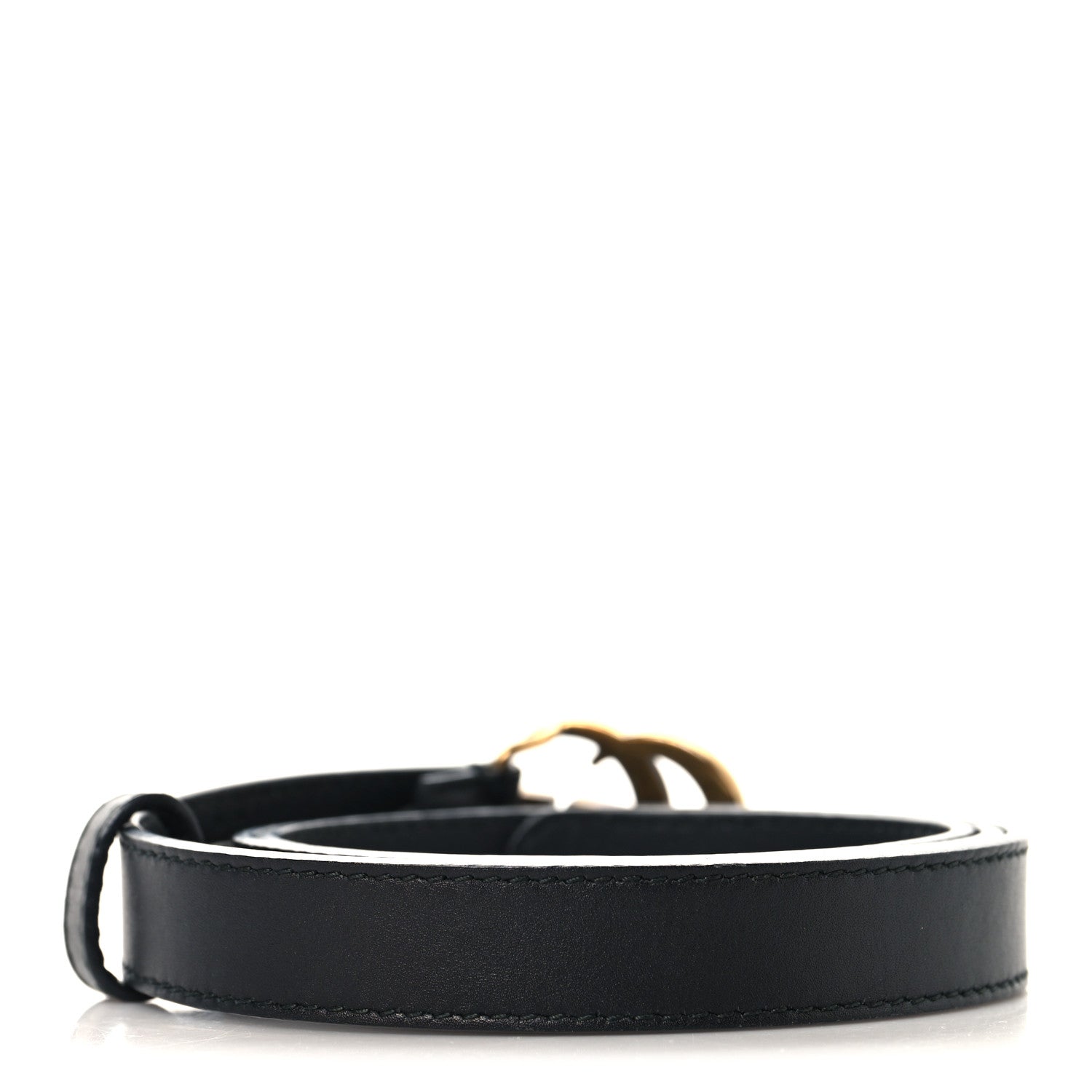Calfskin Double G 20mm Belt 80 32 Black