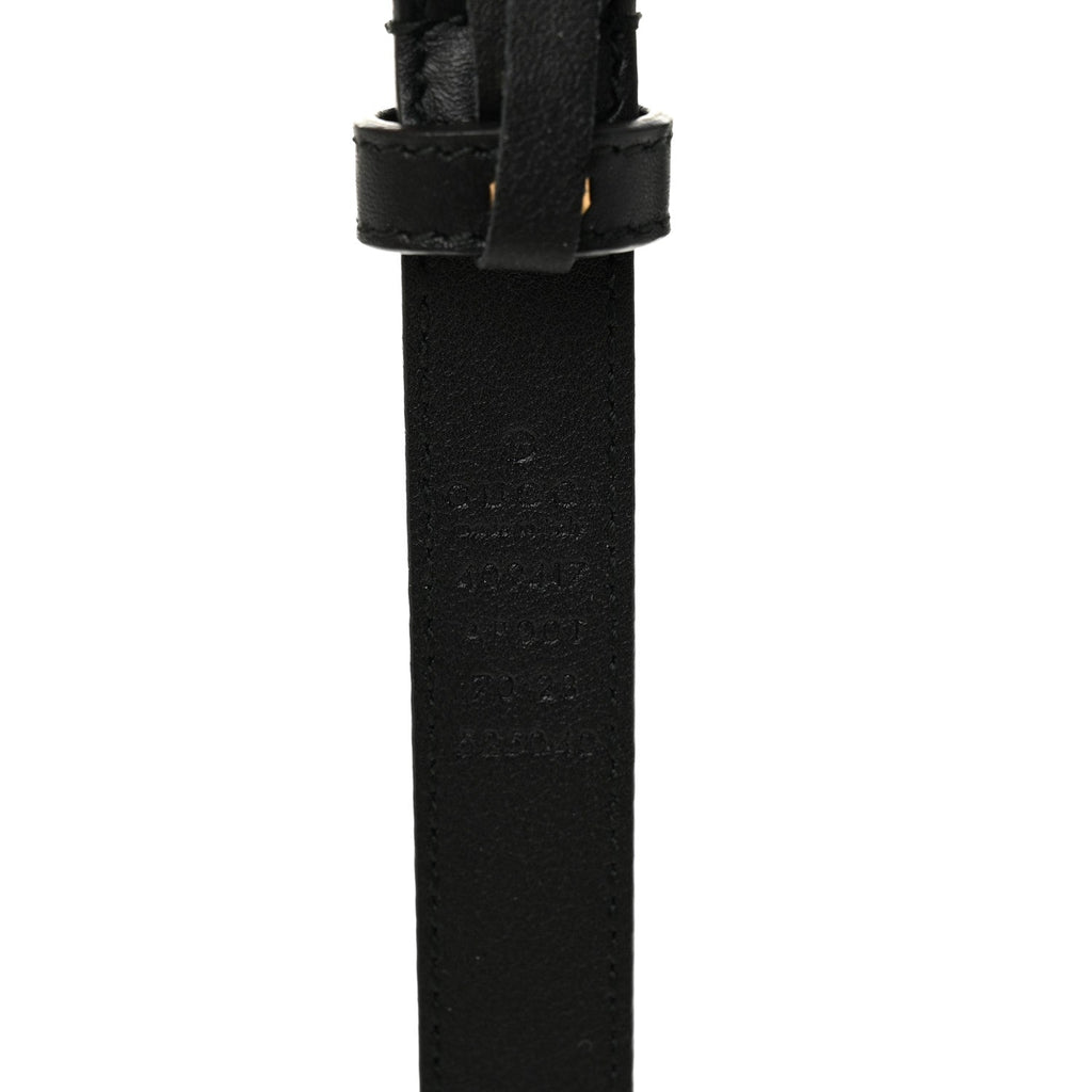 Calfskin Double G 20mm Belt 70 28 Black