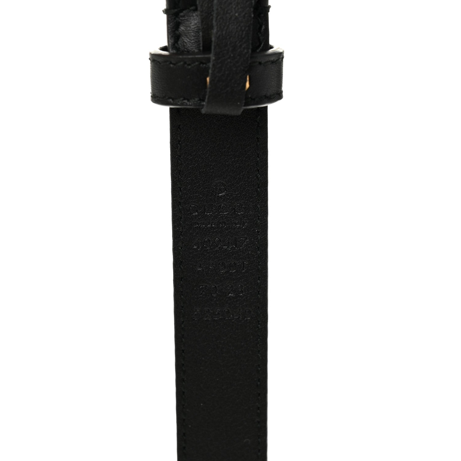 Calfskin Double G 20mm Belt 70 28 Black
