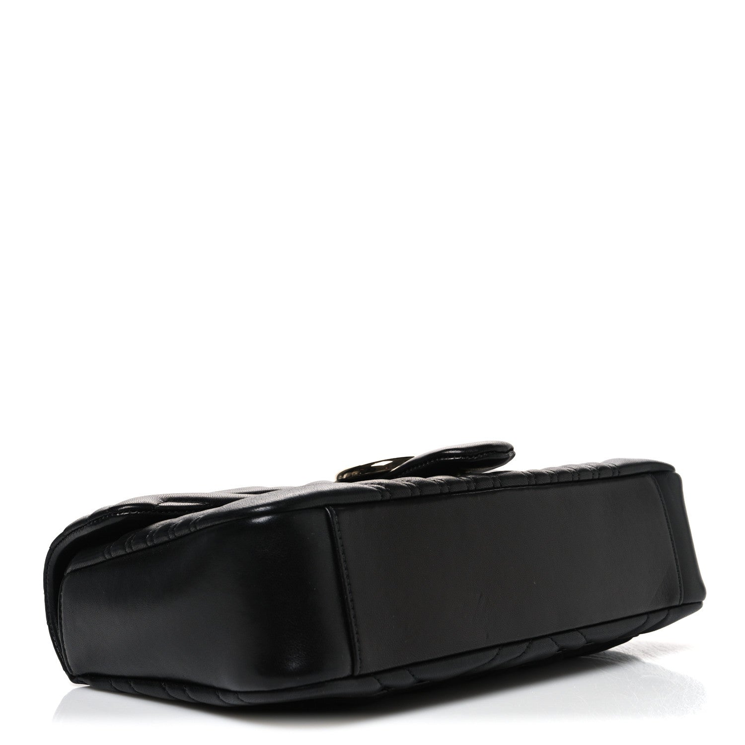 Lambskin Matelasse Large GG Marmont Shoulder Bag Black