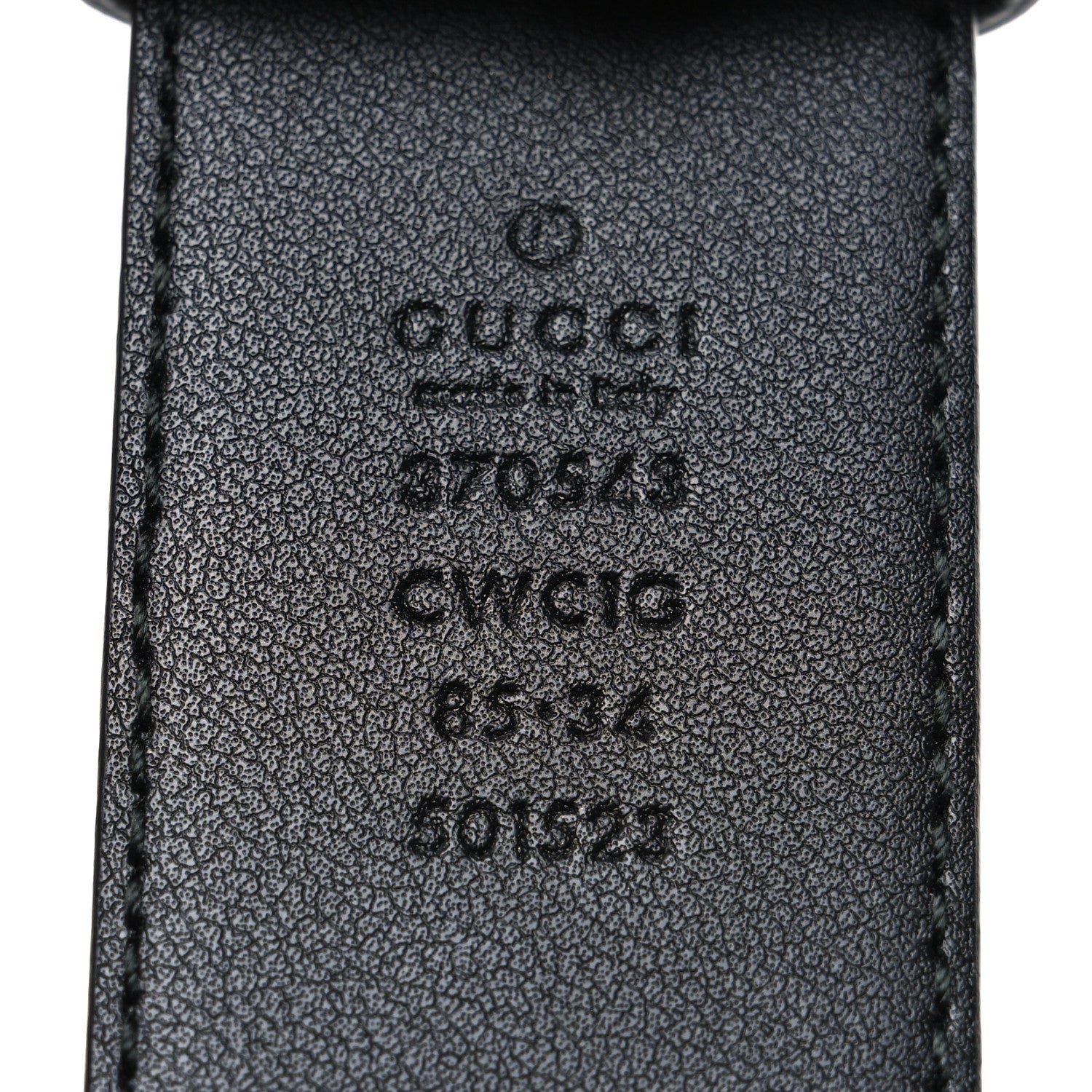 Calfskin Interlocking G 37mm Belt 85 34 Black