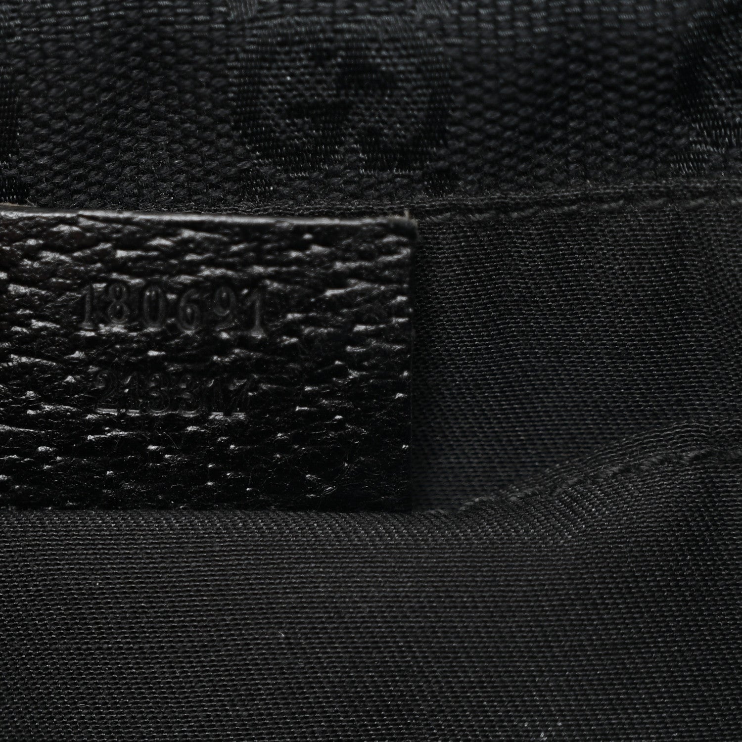 Monogram Web Belt Pouch Bag Black