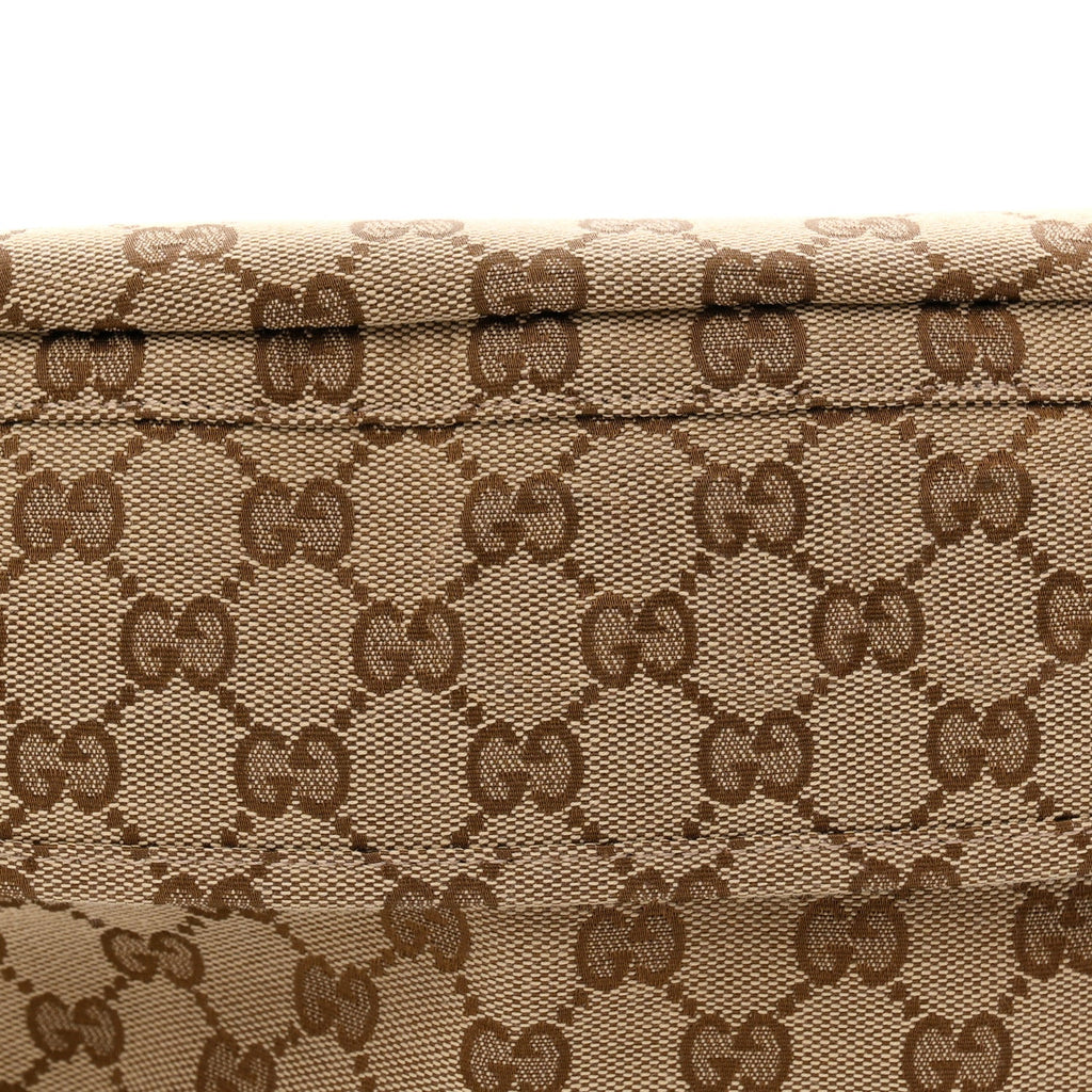 Monogram Large Belt Bag Beige Dark Brown