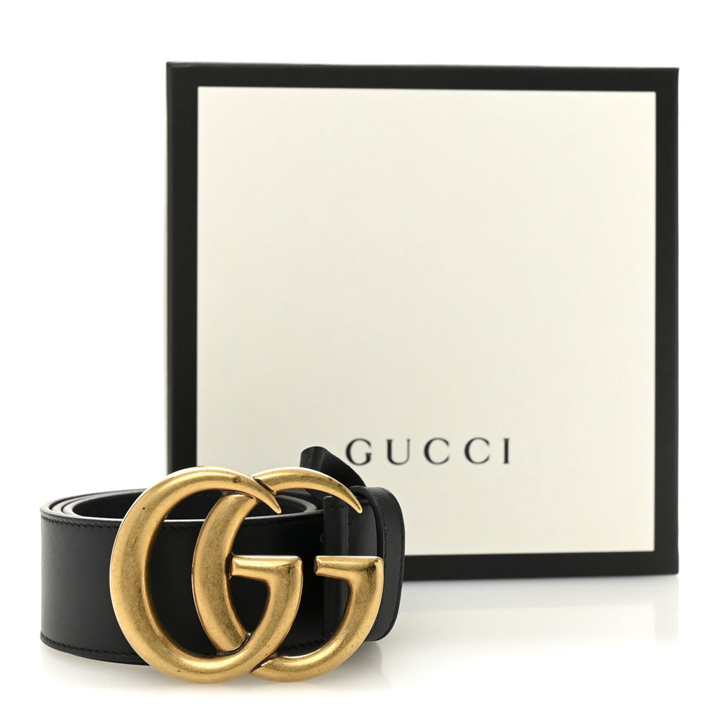Calfskin Double G 40mm Belt 80 32 Black