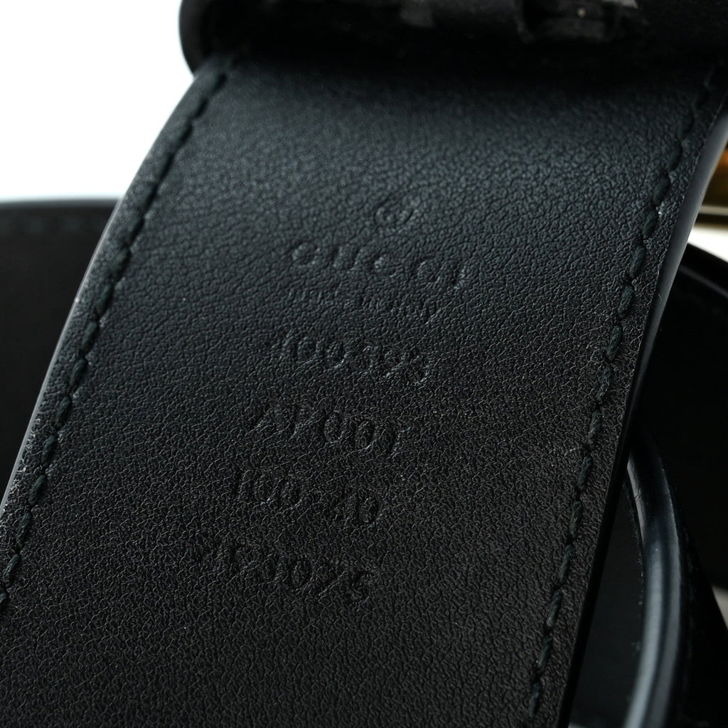 Calfskin Double G 40mm Belt 100 40 Black