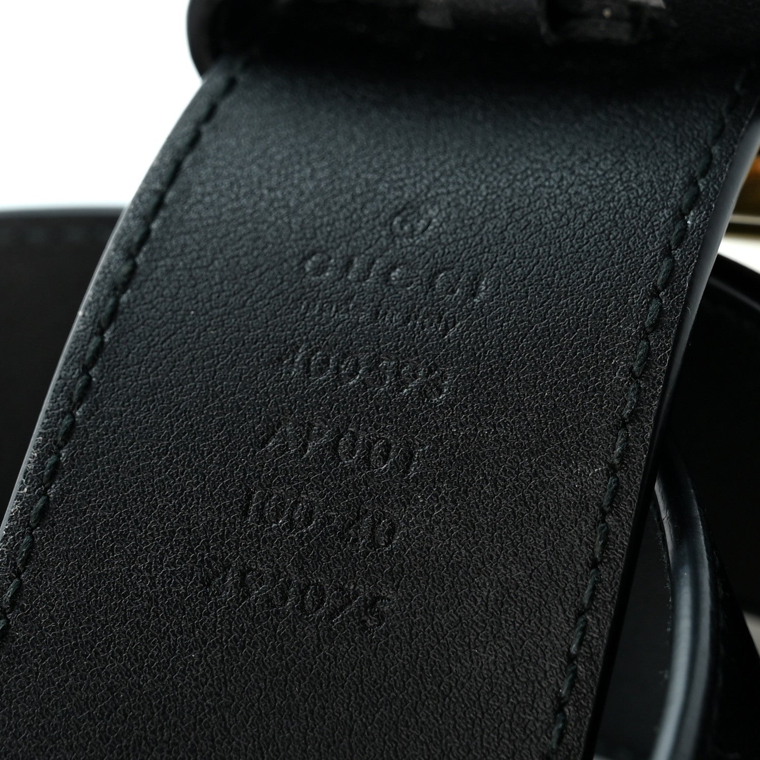 Calfskin Double G 40mm Belt 100 40 Black