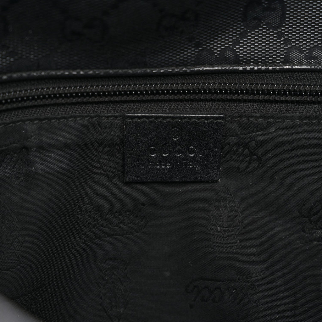 Imprime Monogram Medium Double Buckle Flap Messenger Bag Black