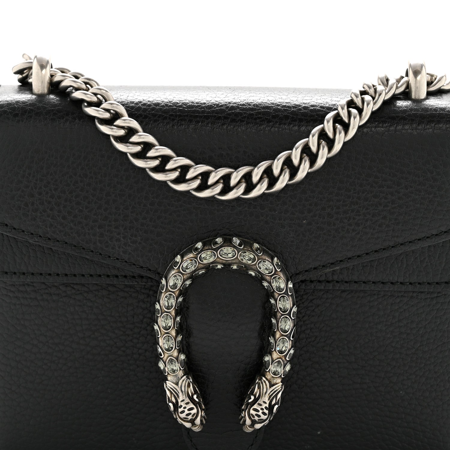 Calfskin Mini Dionysus Shoulder Bag Black