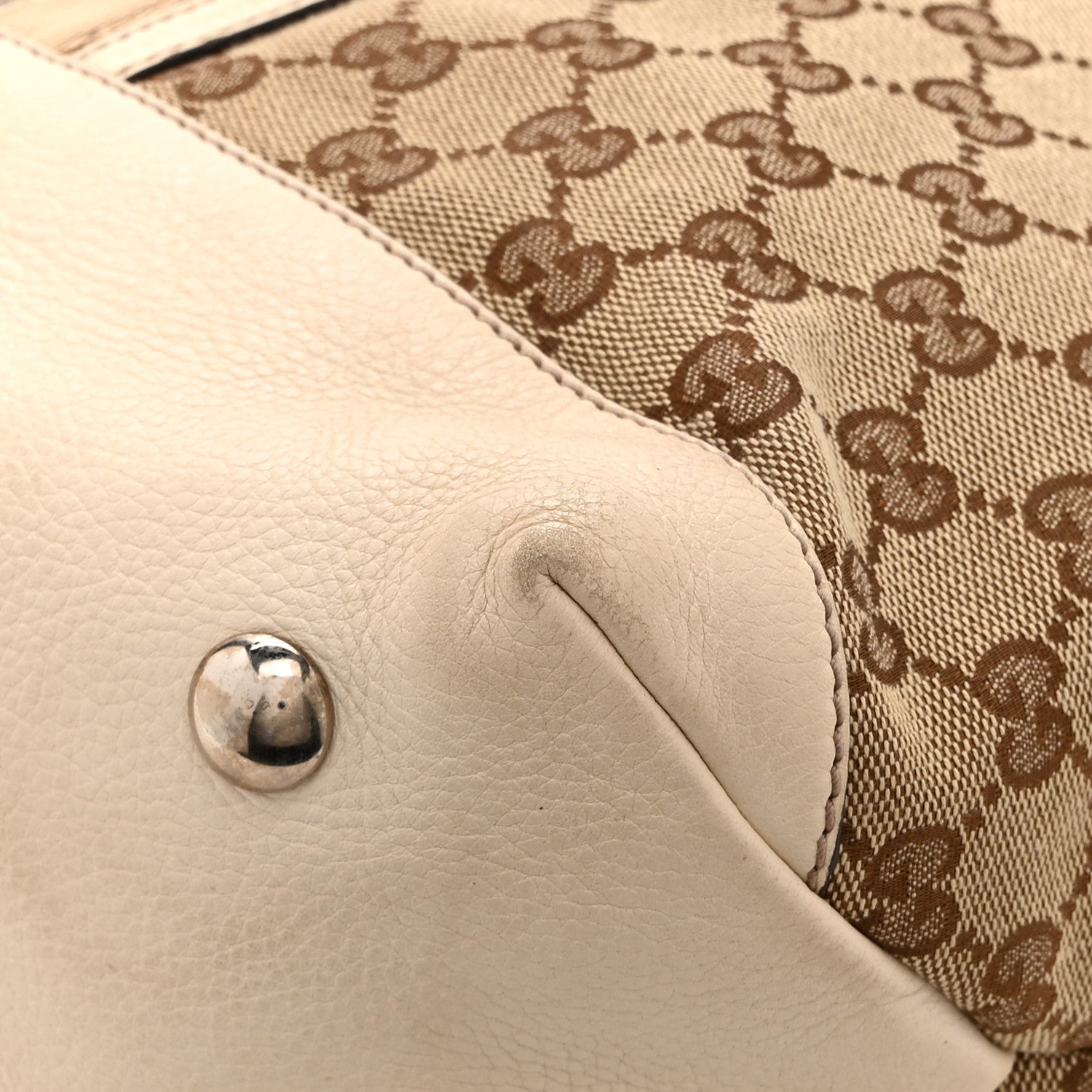 Monogram Web Sunset Tote Off White