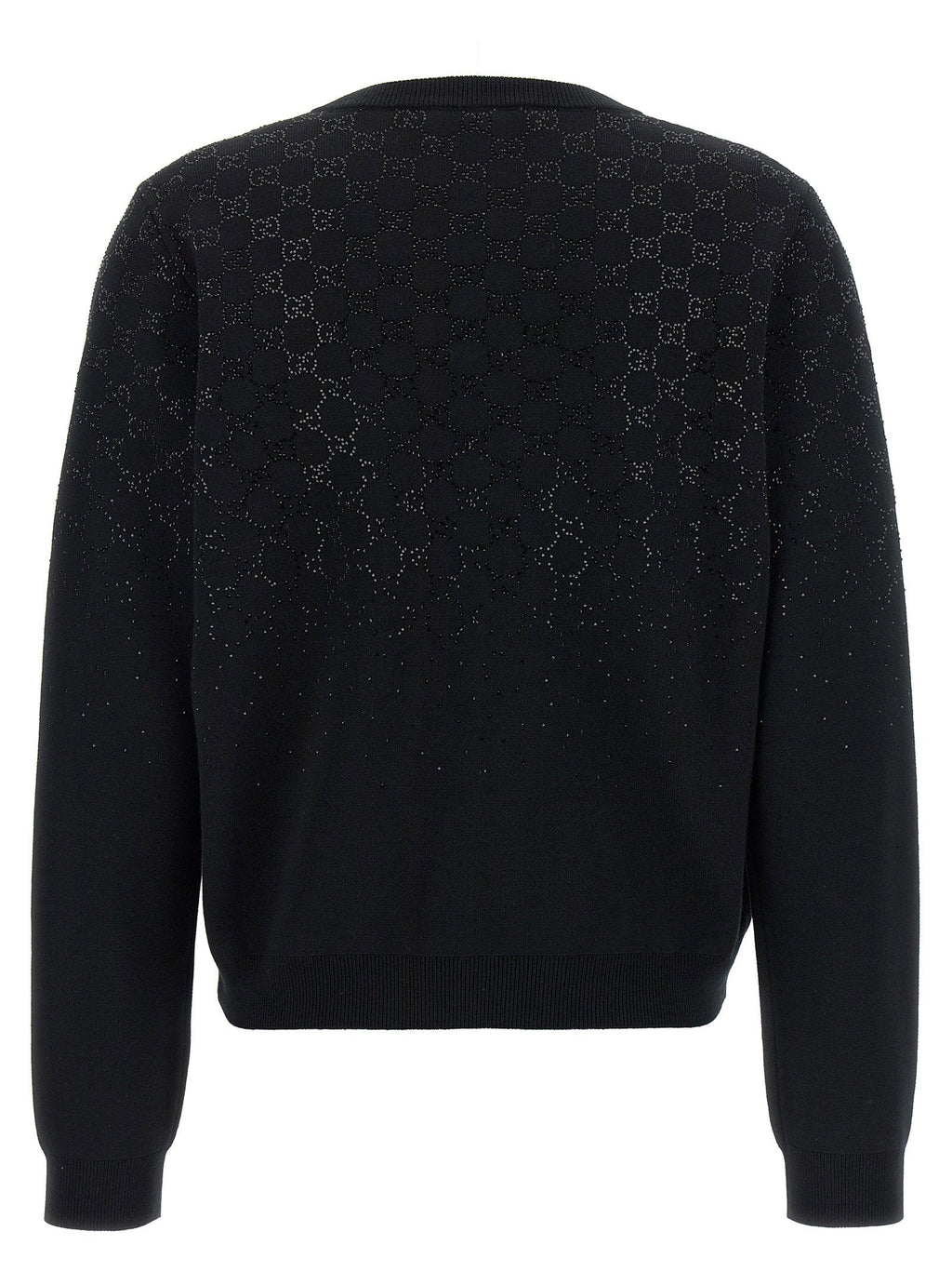 Gucci GG Crystal Cardigan — Black