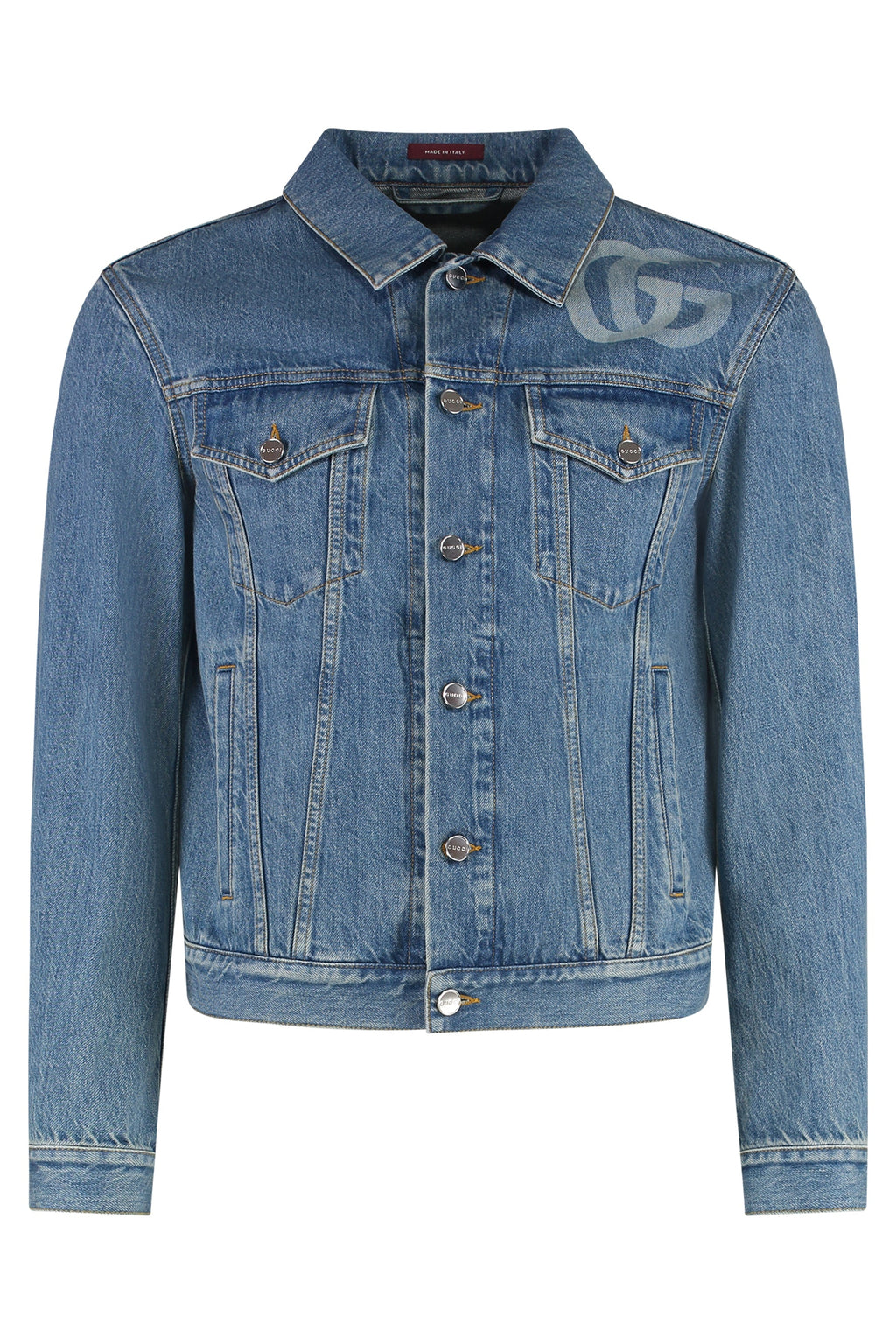Gucci Cotton Denim Jacket — Blue