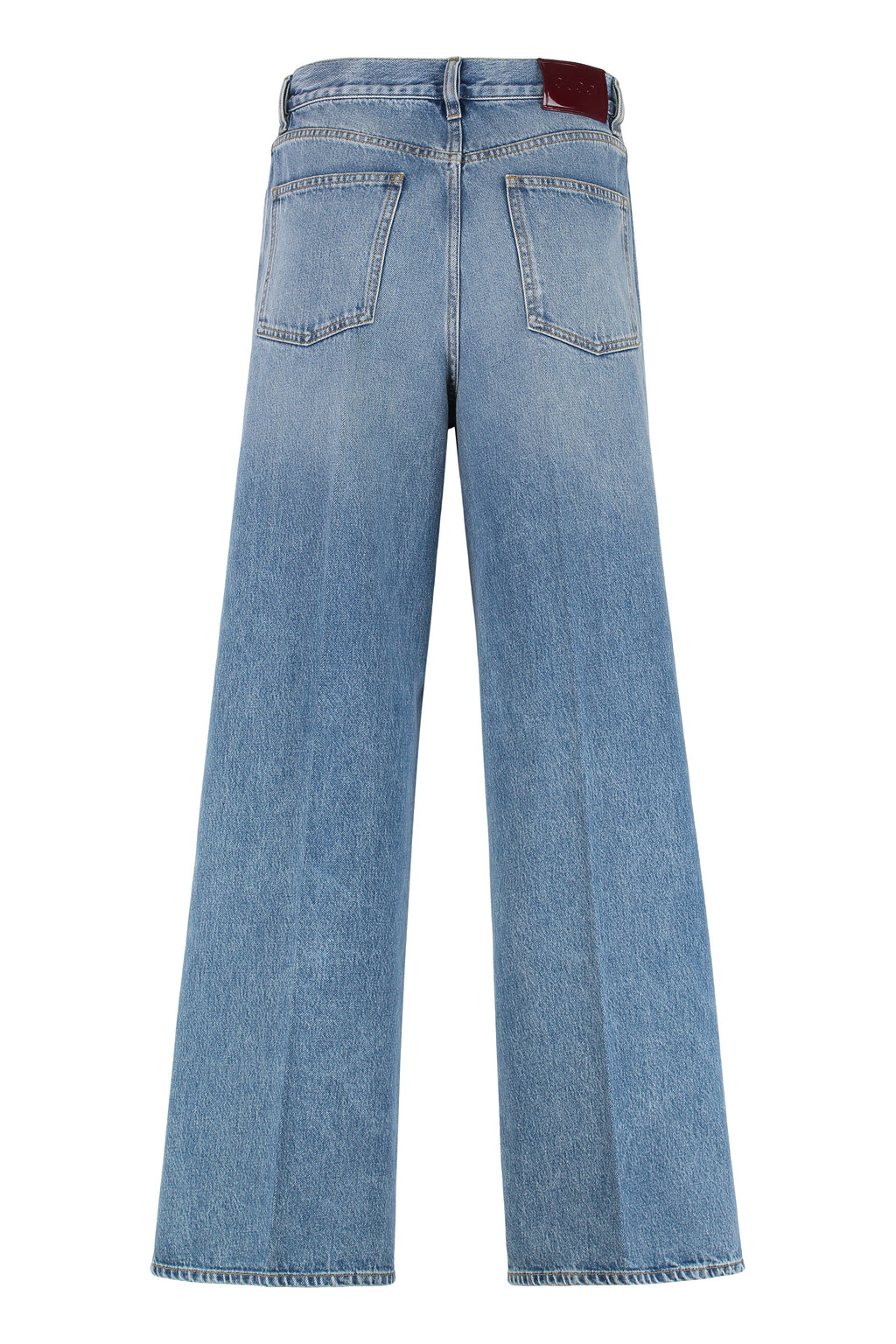 Gucci Wide-Leg Jeans — Blue