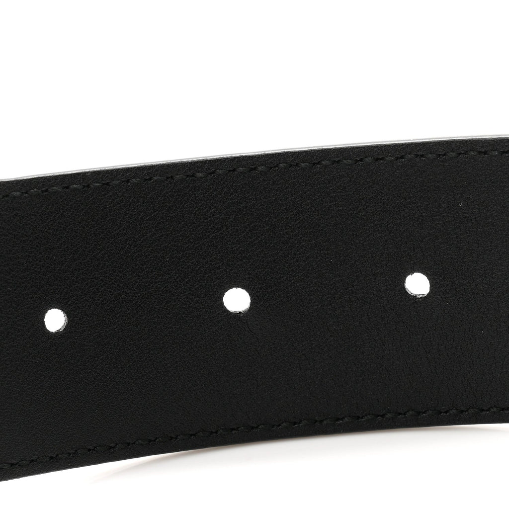 Textured Calfskin Double G 40mm Belt 95 38 Black