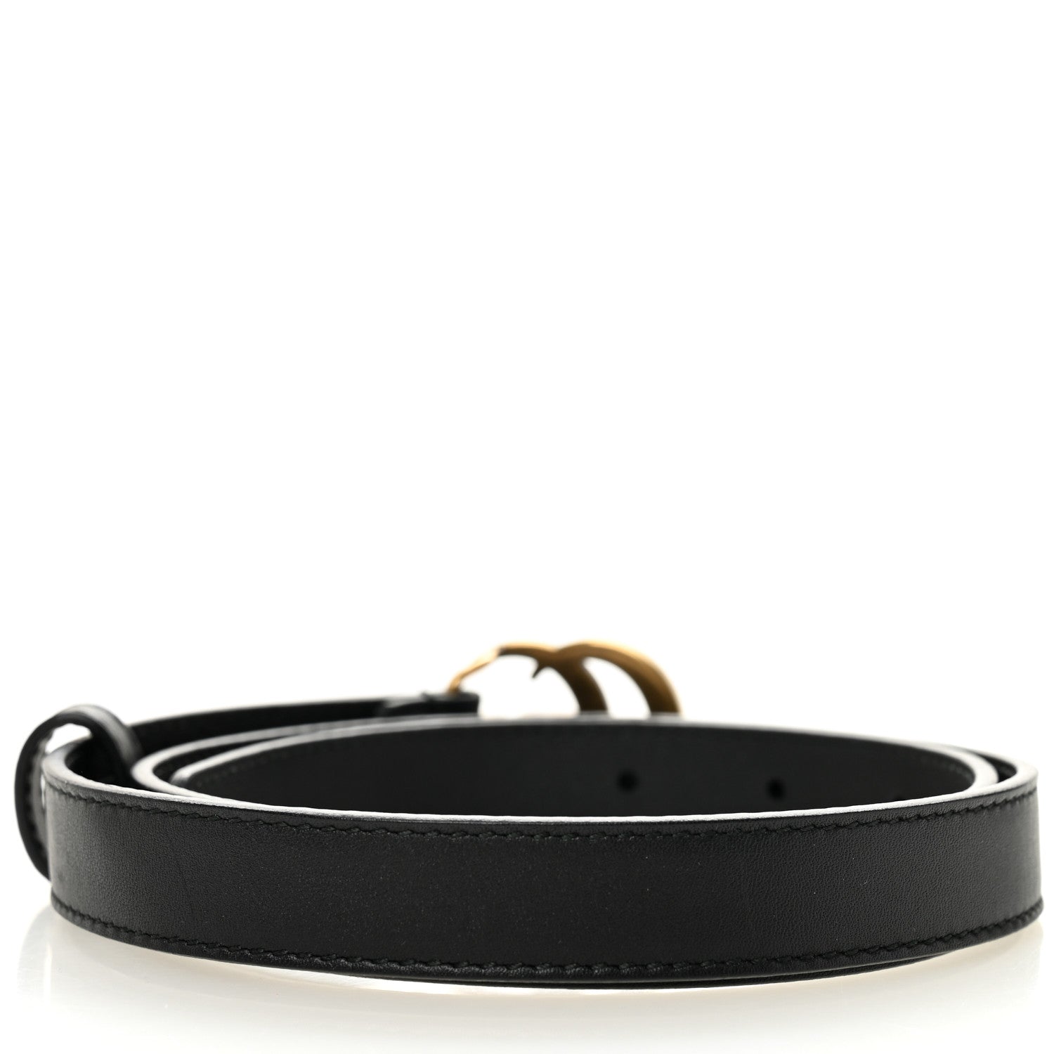 Calfskin Double G 20mm Belt 70 28 Black