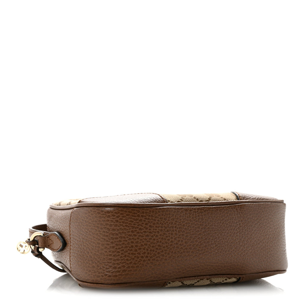 Monogram Mini Bree Messenger Bag Beige Tabacco