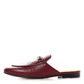 Glamour Calfskin Guccissima Womens Princetown Slippers 39 Rosso Ancora