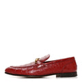 Alligator Mens Jordaan Loafers 10 Cherry Red