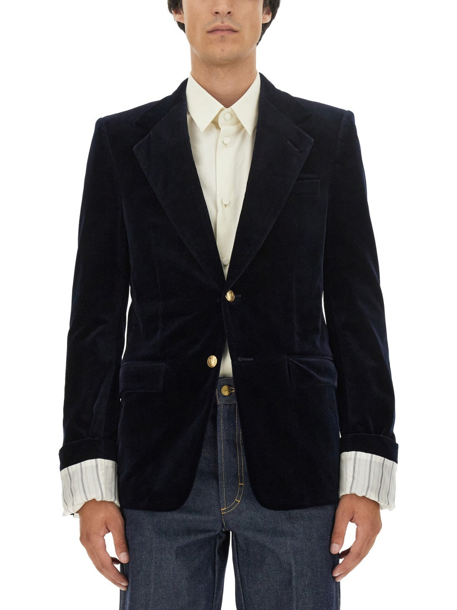 Gucci Cotton Jacket — Blue