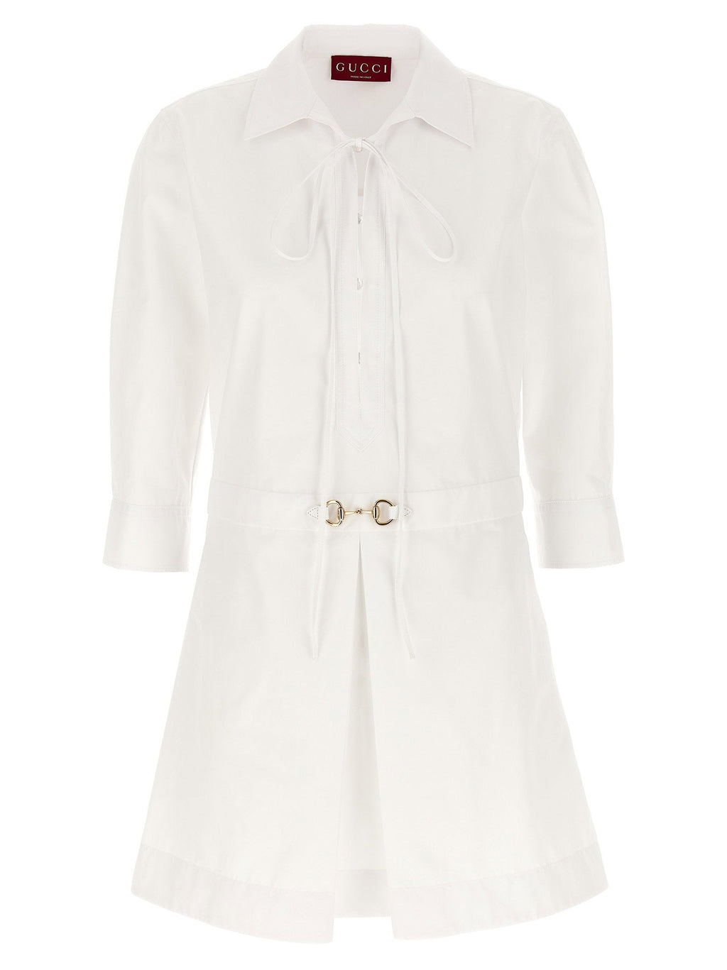 Gucci Morsetto Dress — White