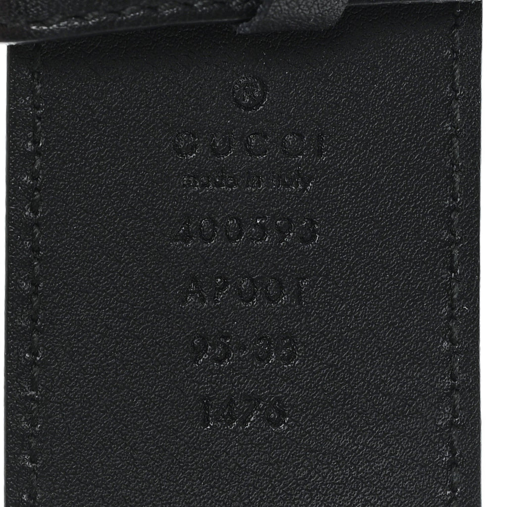 Calfskin Double G 40mm Belt 95 38 Black
