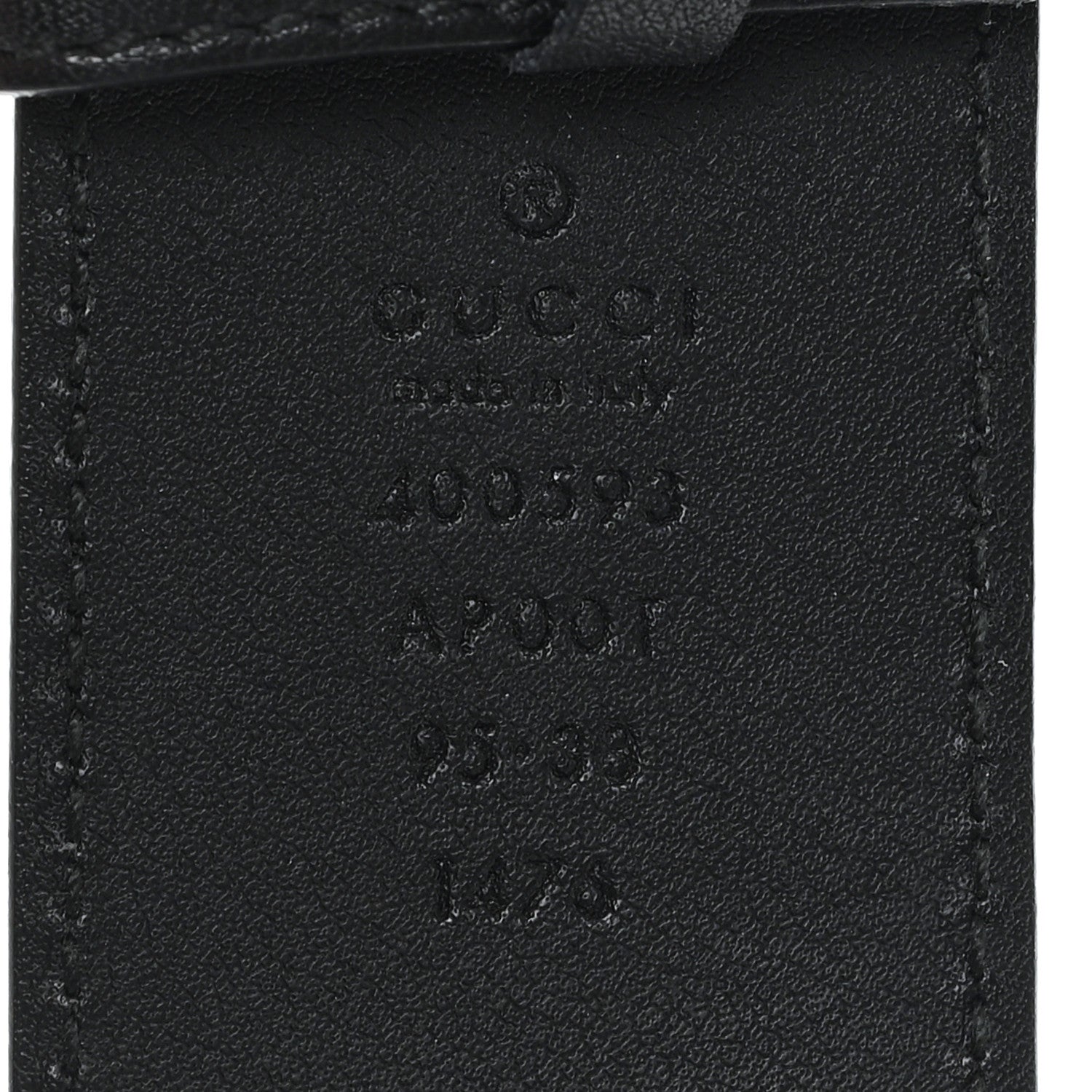 Calfskin Double G 40mm Belt 95 38 Black