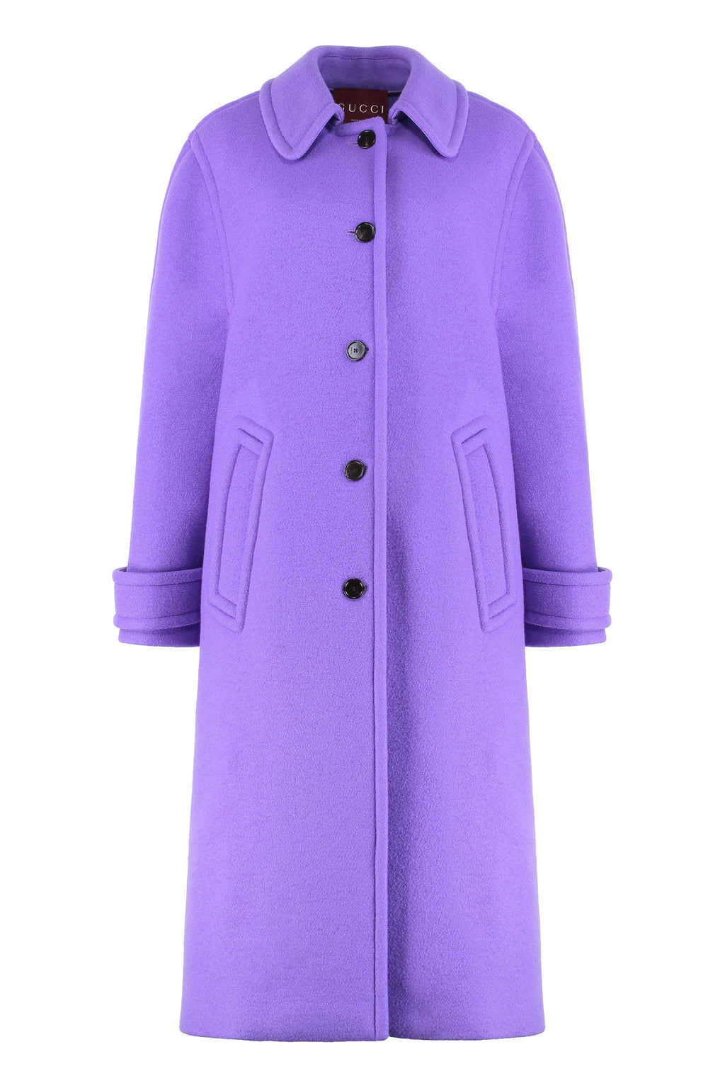 Gucci Wool Coat — Purple