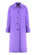 Gucci Wool Coat — Purple