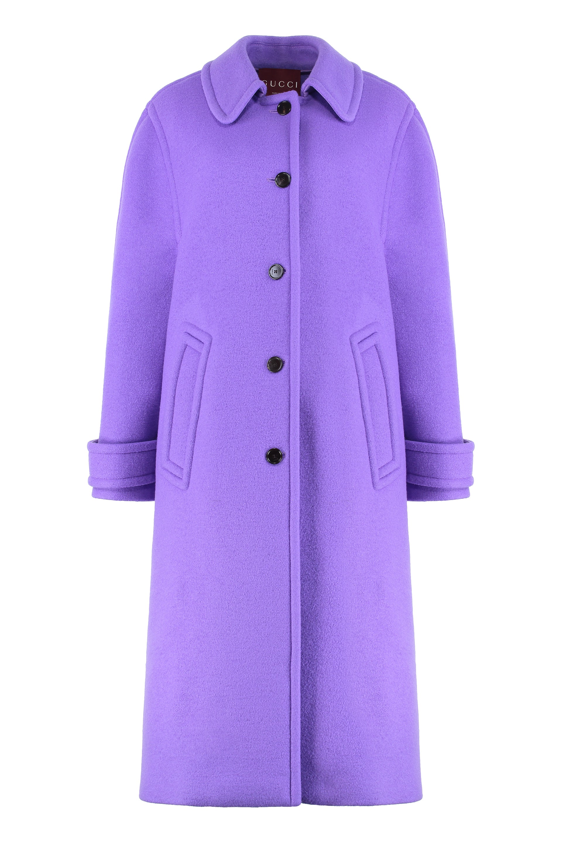Gucci Wool Coat — Purple