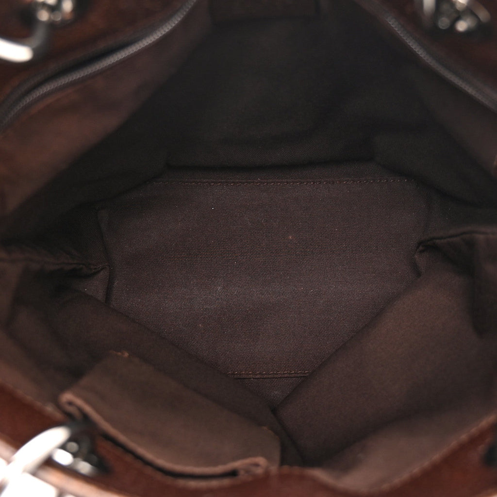 Monogram Small Eclipse Tote Brown