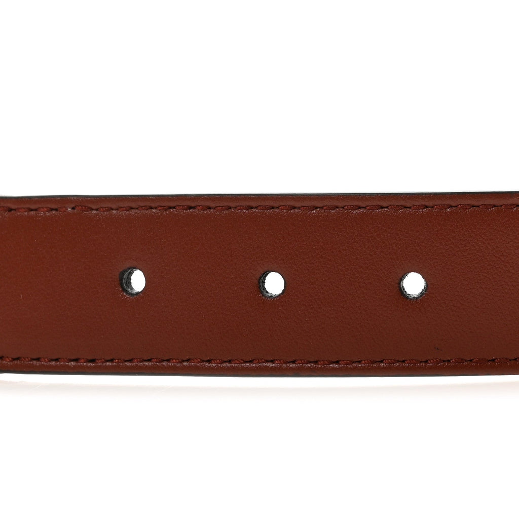 Calfskin Nylon Double G Web Kids Belt L Red