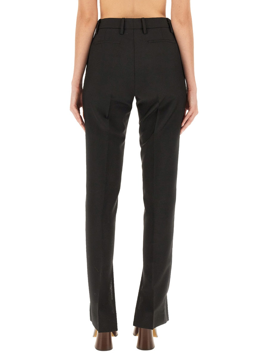 Gucci Mohair Wool Trousers — Black