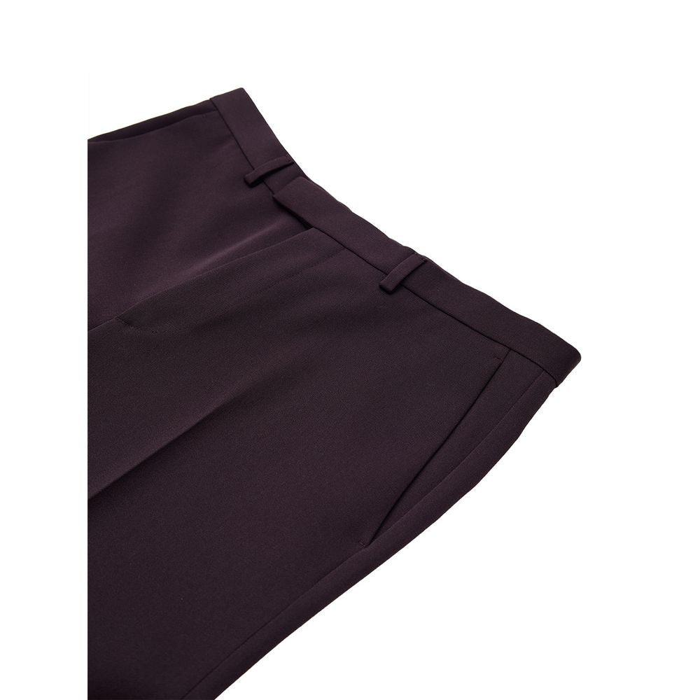 Gucci Wool Trousers — Burgundy
