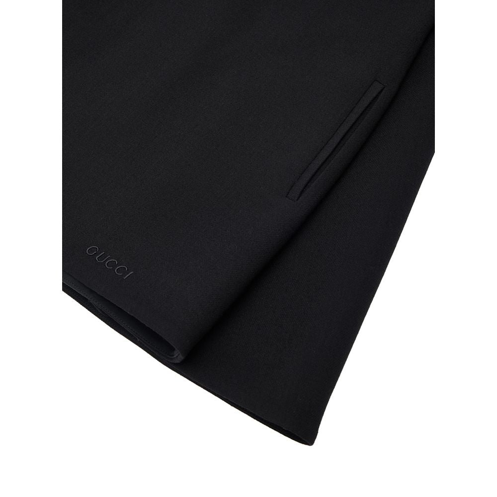Gucci Wool Bell Dress — Black