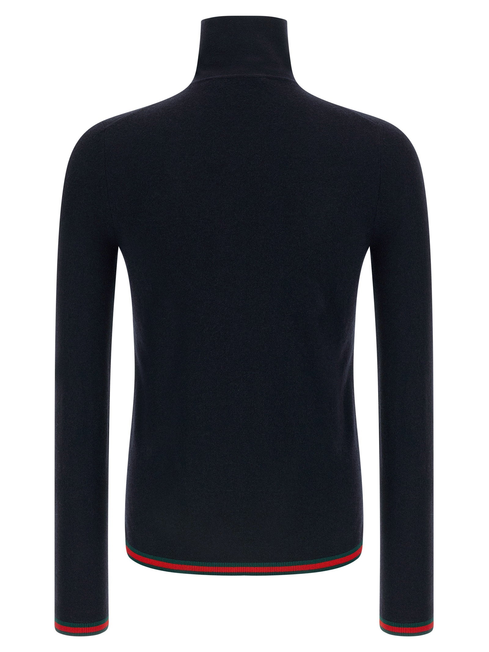 Gucci Cashmere Turtleneck Sweater — Navy