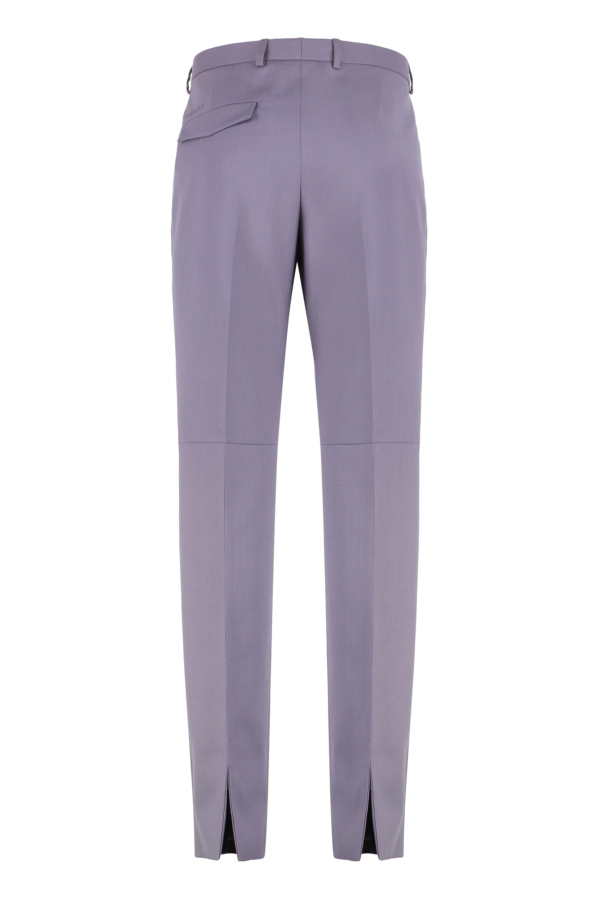 Gucci Wool Gabardine Chinos — Wisteria