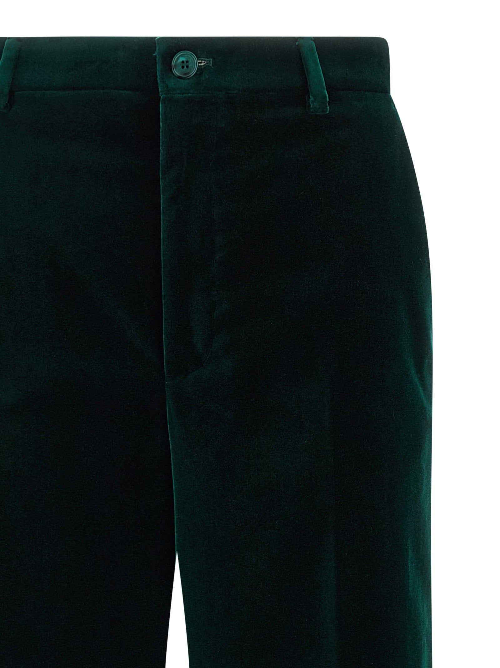Gucci Velvet Trousers — Green