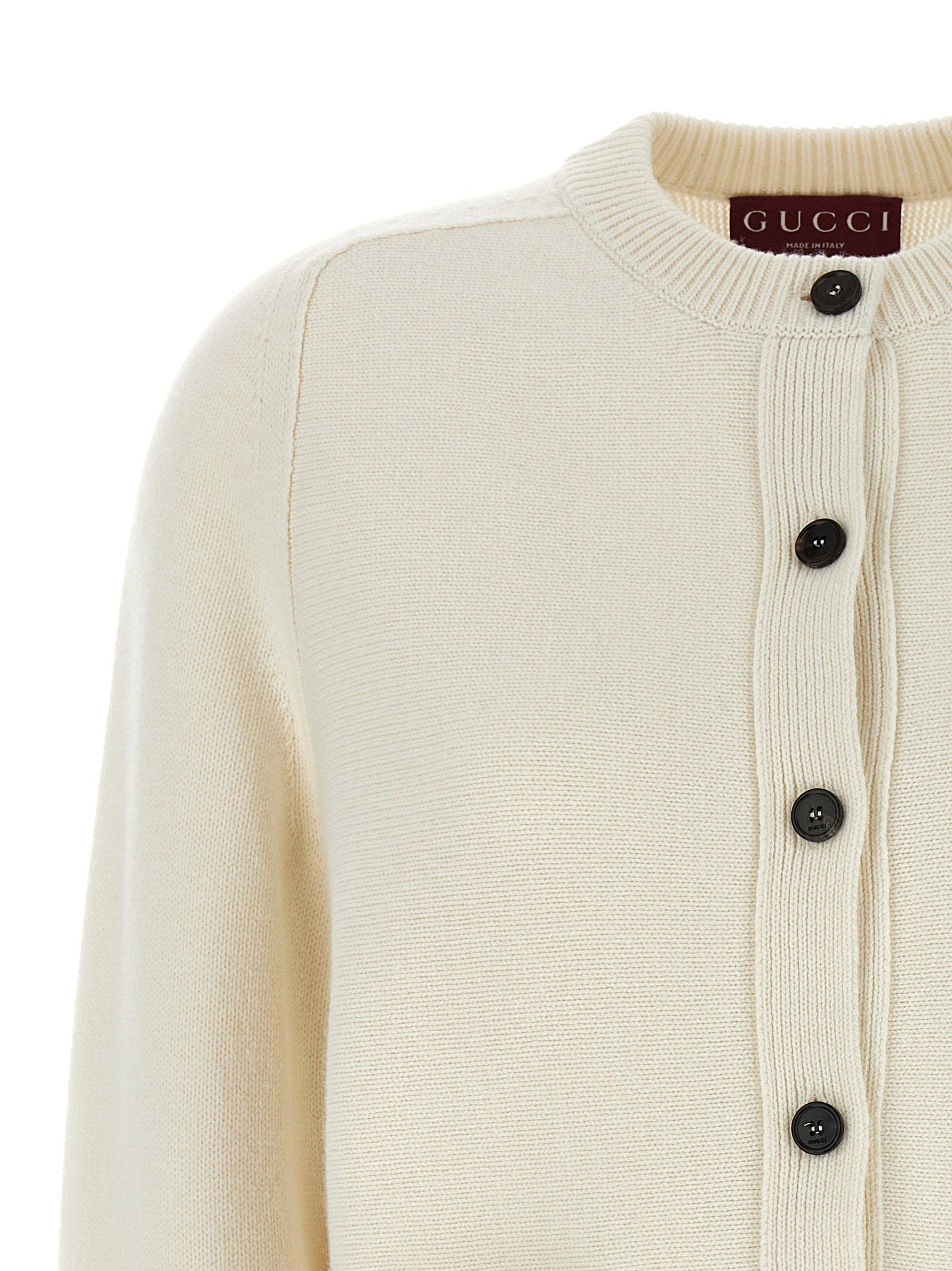 Gucci Morsetto Cardigan — Cream