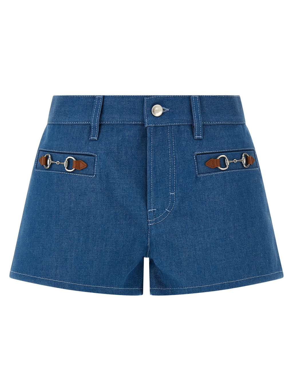 Gucci Morsetto Shorts — Blue