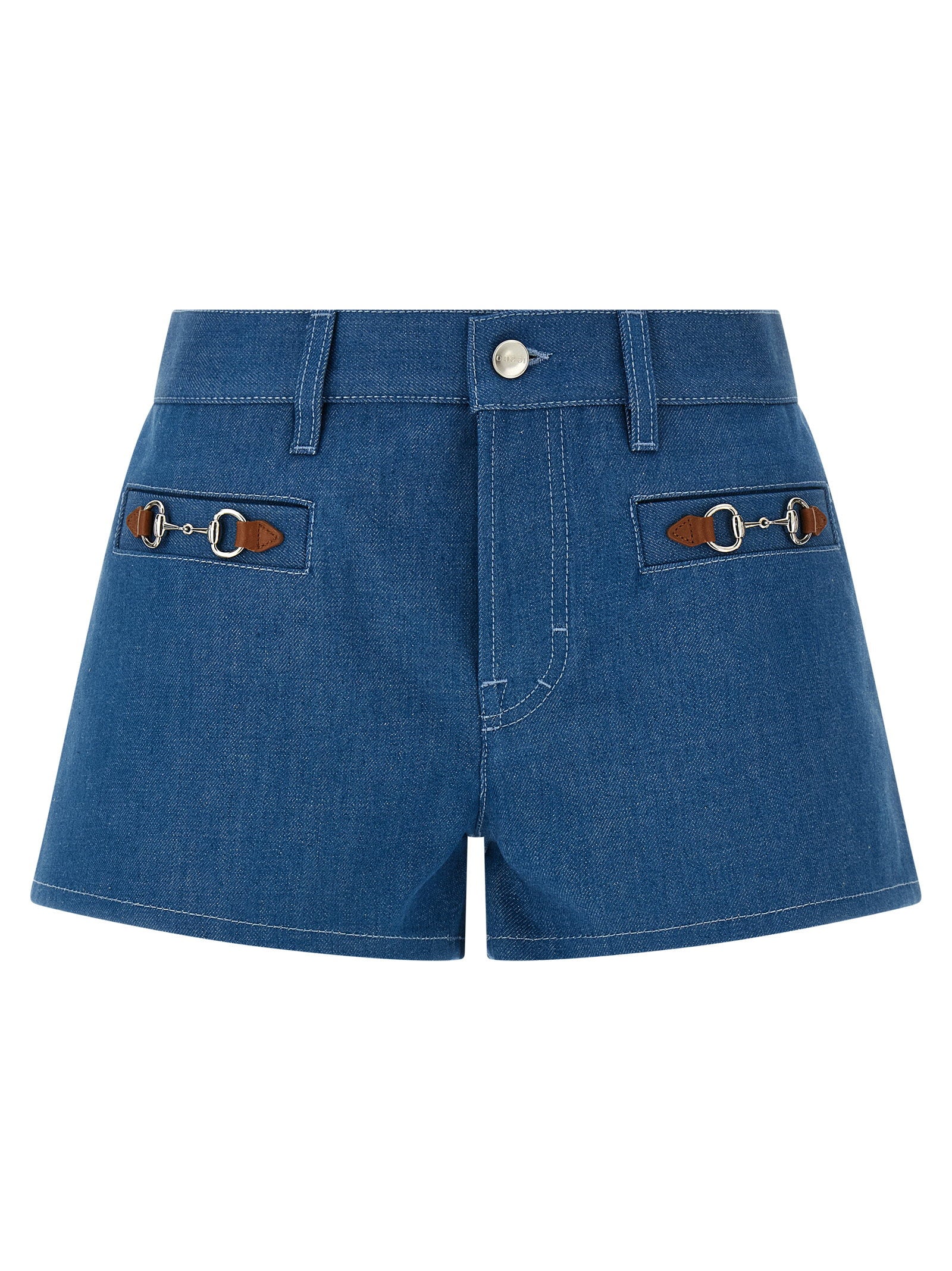 Gucci Morsetto Shorts — Blue