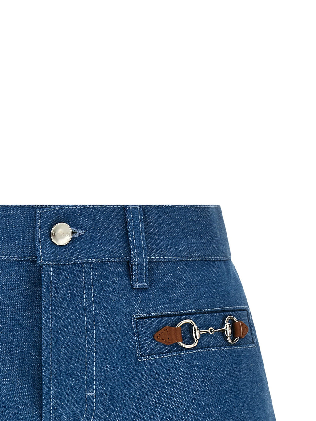 Gucci Morsetto Shorts — Blue