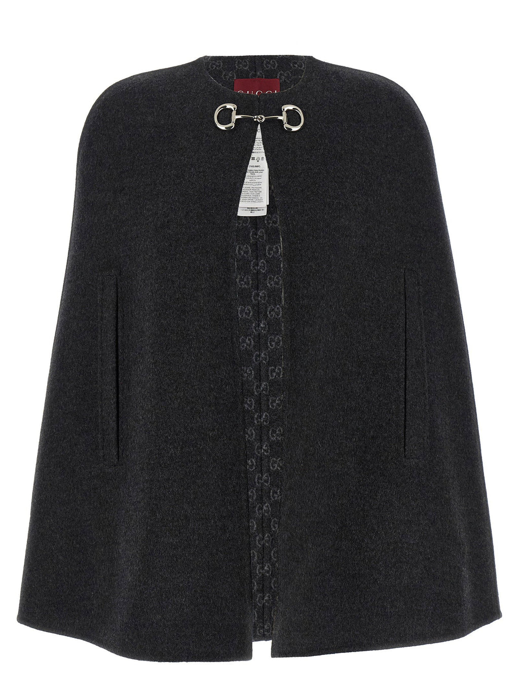 Gucci Morsetto Cape — Black