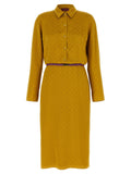 Gucci GG Jacquard Dress — Gold
