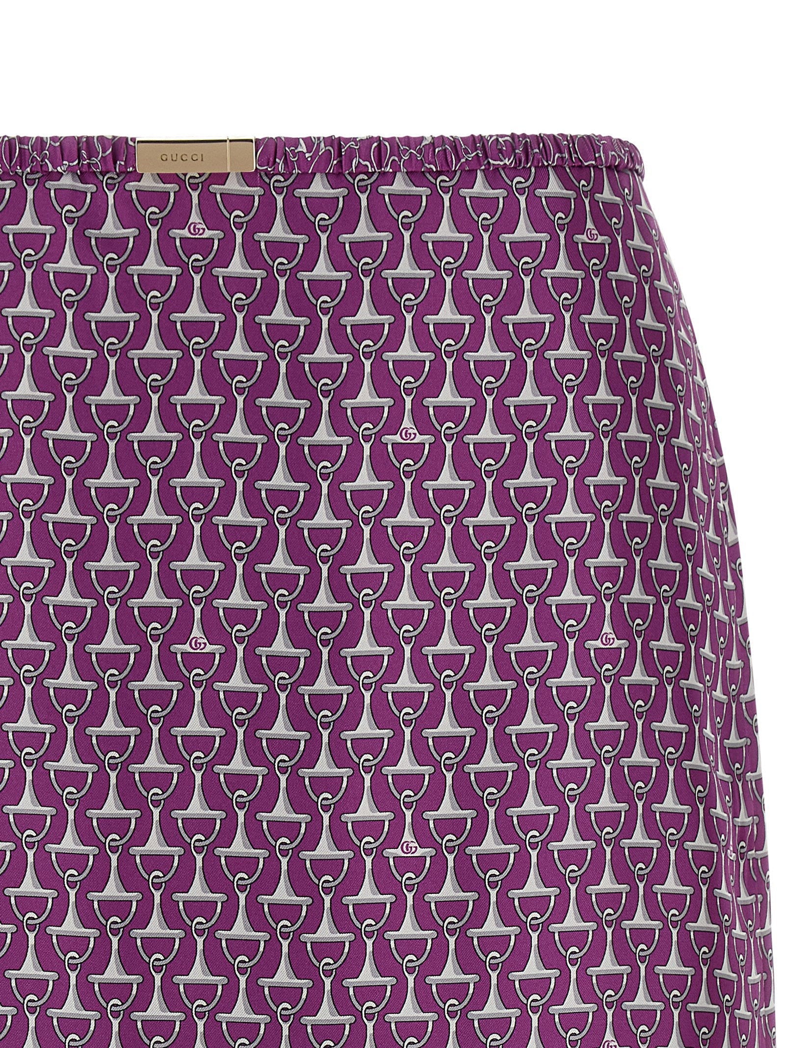 Gucci Morsetto Skirt — Purple