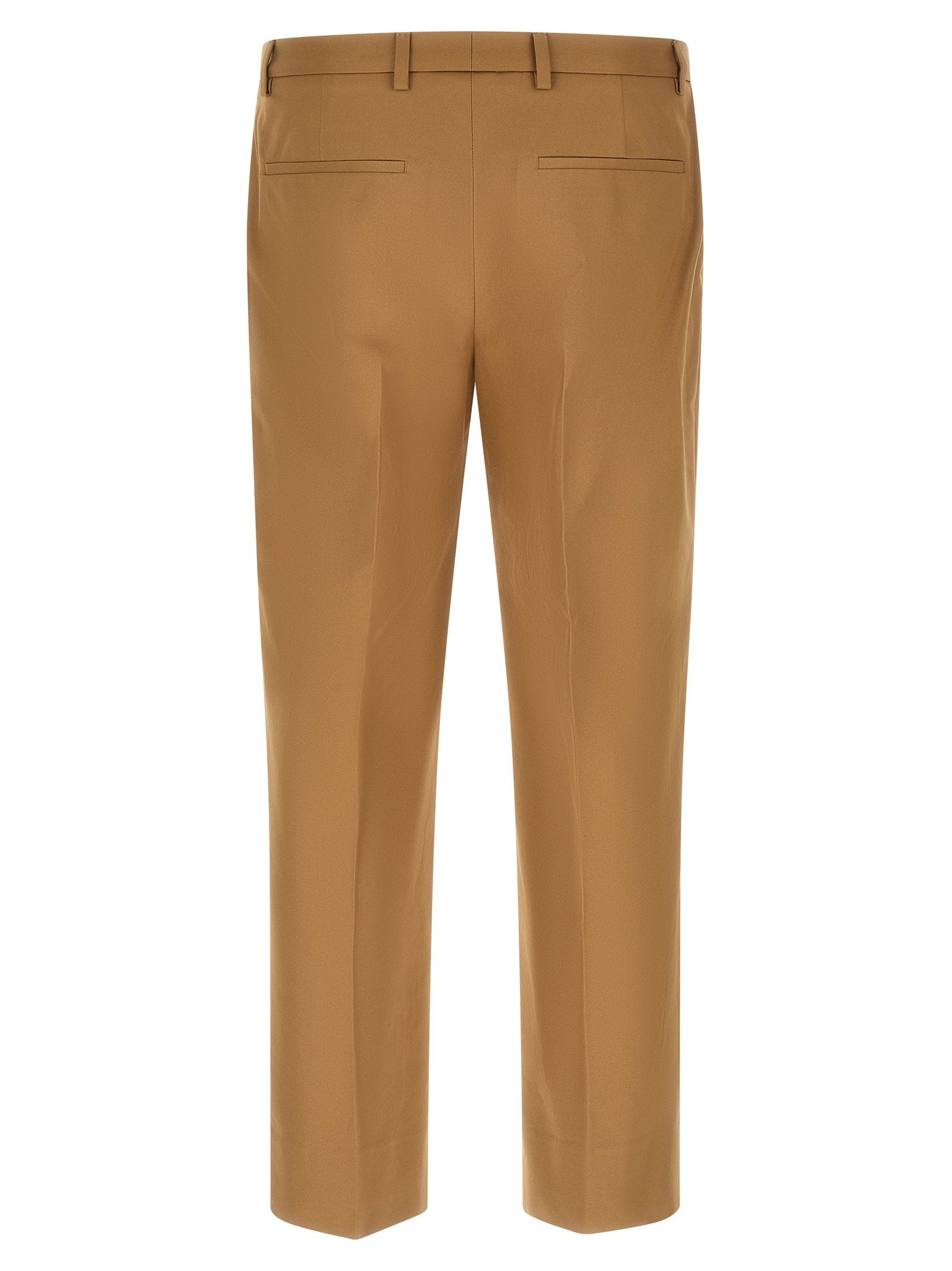 Gucci Web Loop Trousers — camel