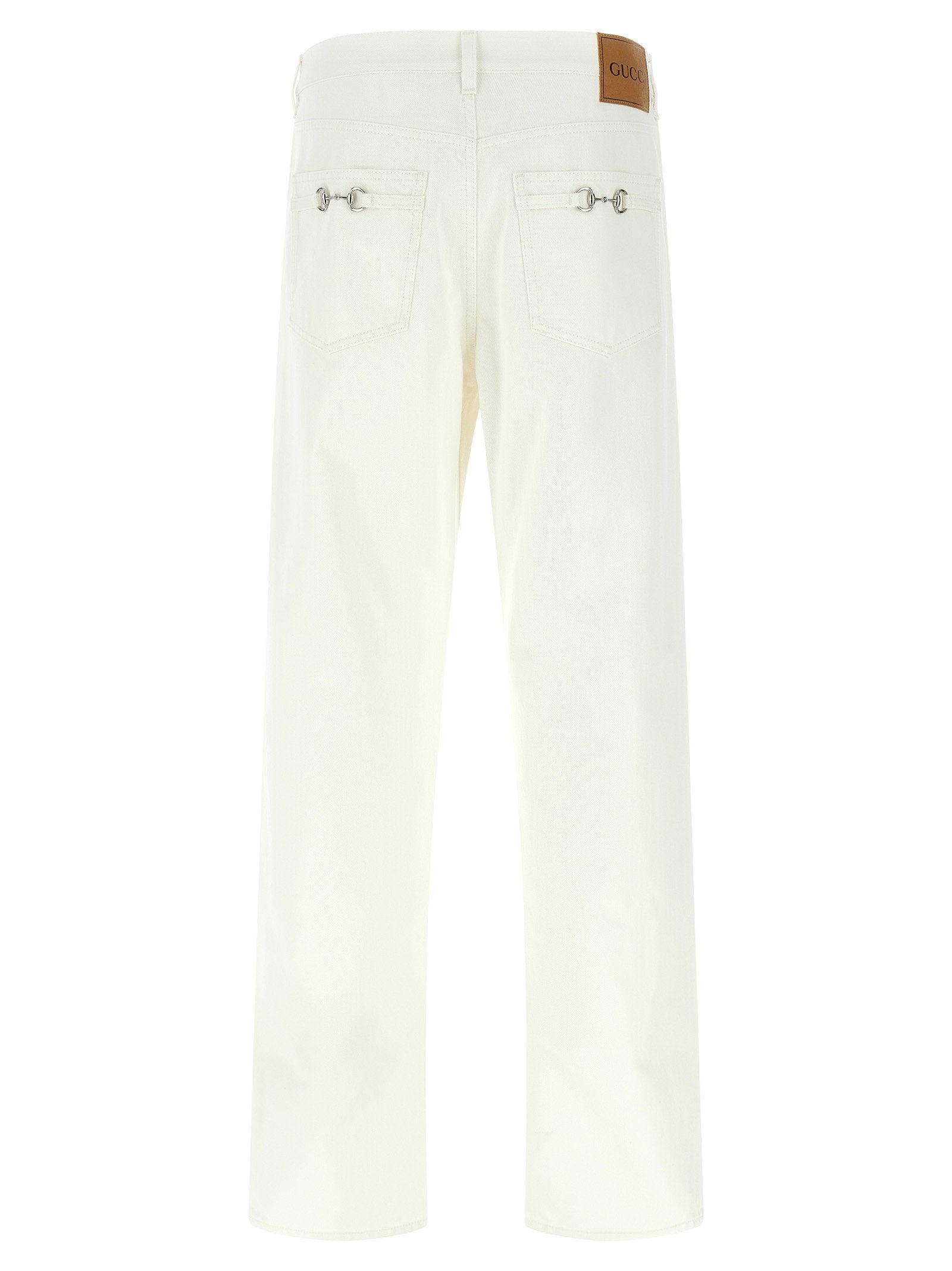 Gucci Morsetto Jeans — White