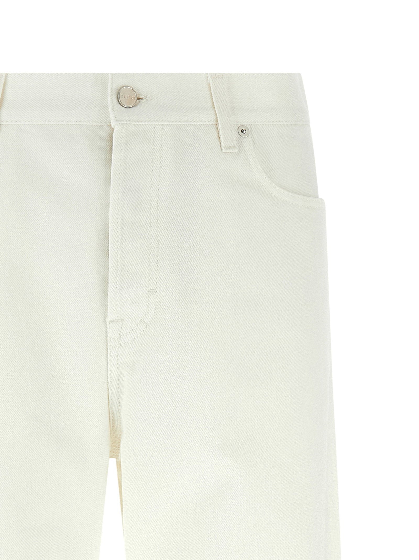Gucci Morsetto Jeans — White