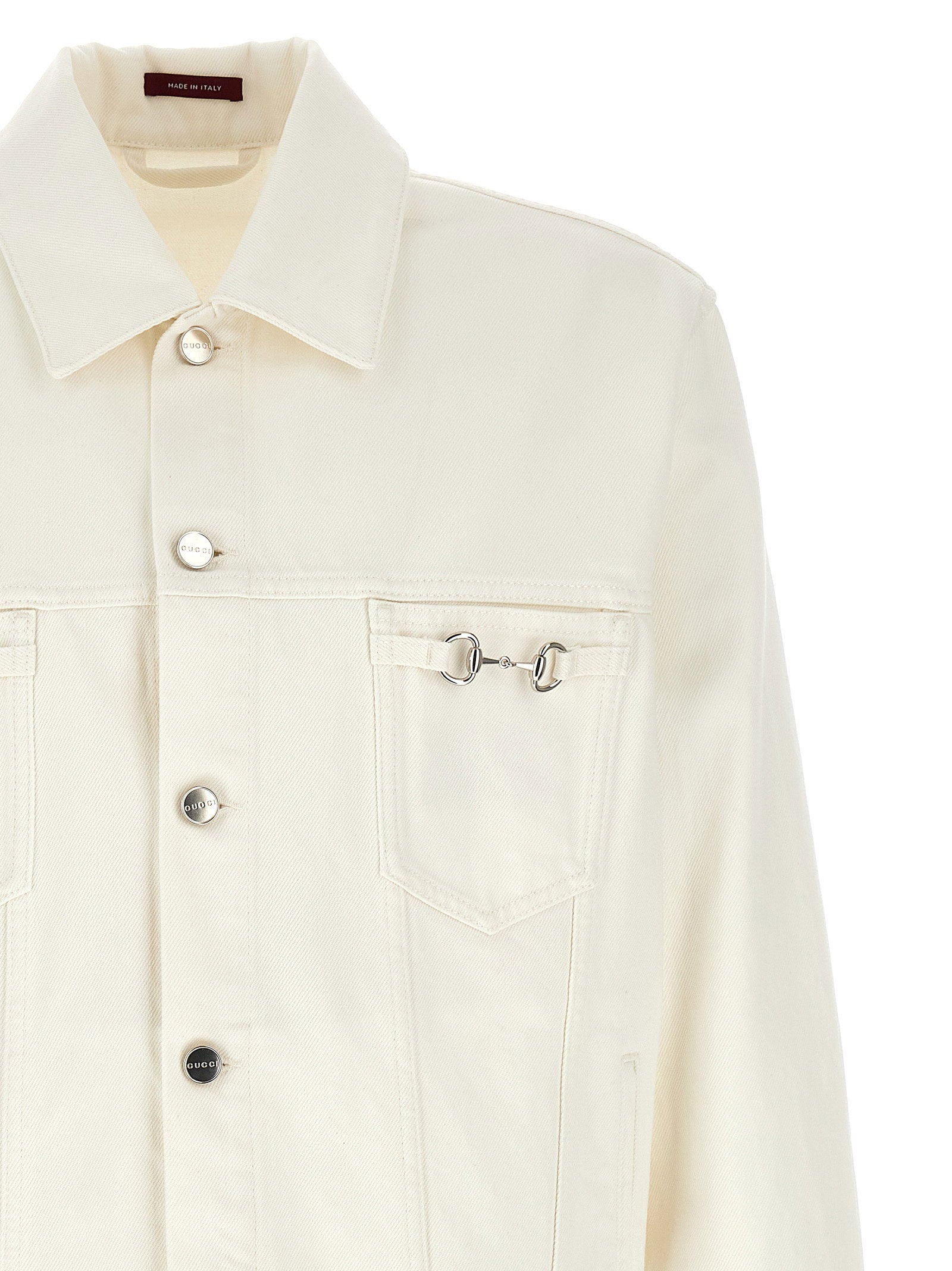 Gucci Morsetto Jacket — cream