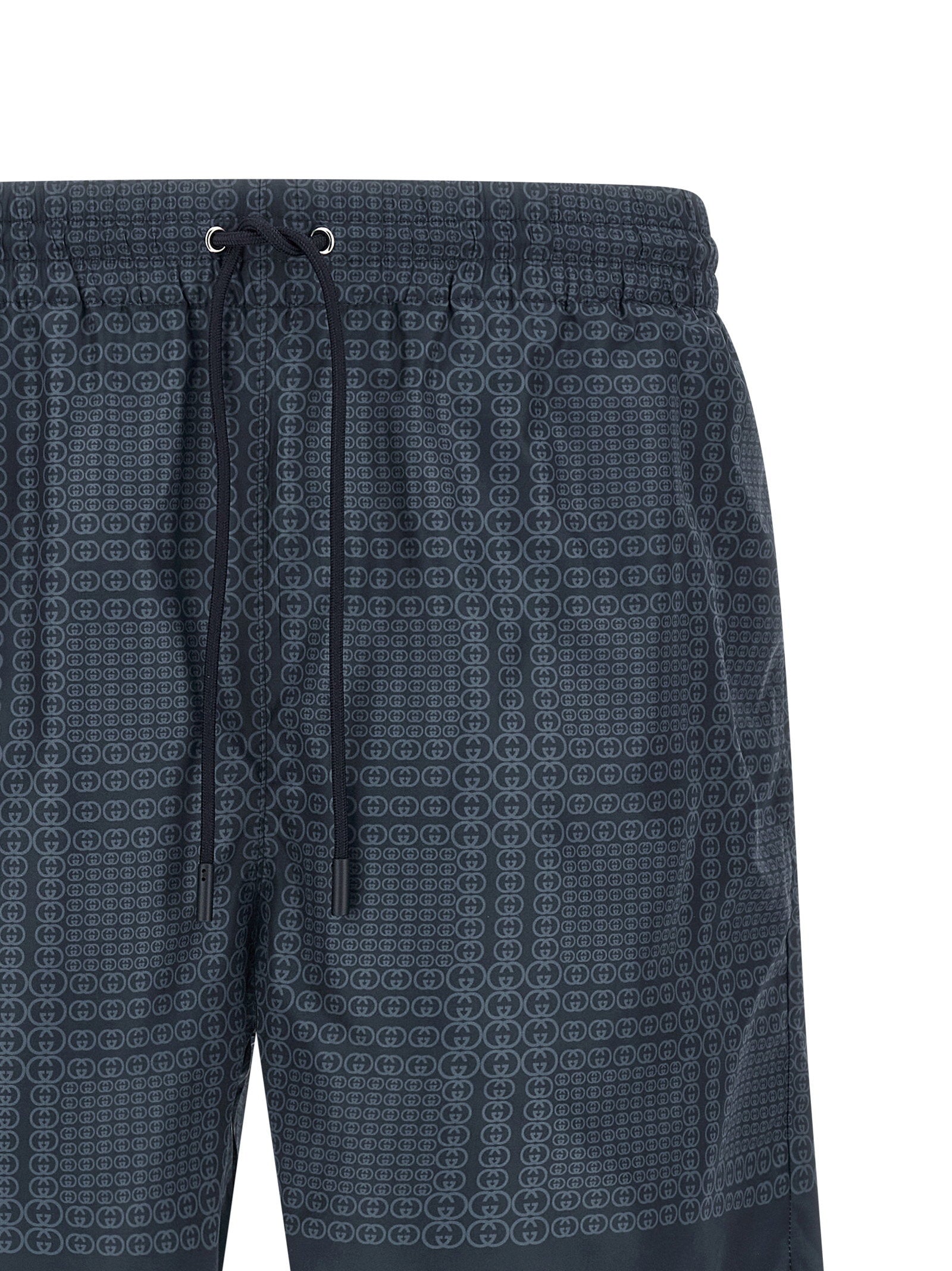 Gucci Gucci Incrocio GG-Print Swim Shorts — Navy