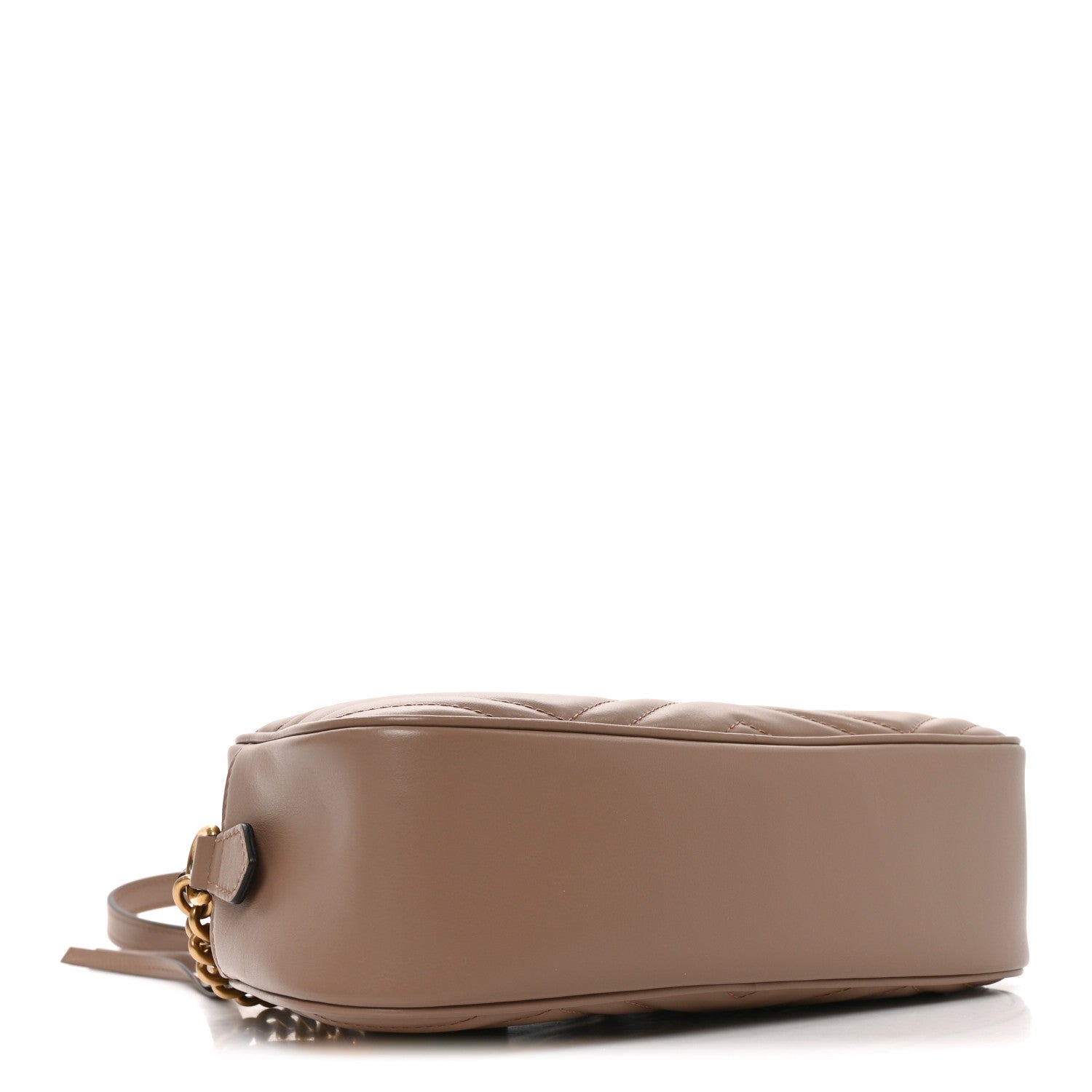 Calfskin Matelasse Small GG Marmont Chain Shoulder Bag Porcelain Rose